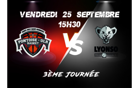 3ème journée à domicile face à Lyon SO