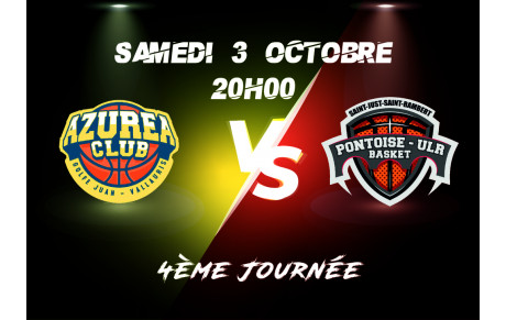 La 4ème journée est finalement à domicile face à Golfe Juan Vallauris