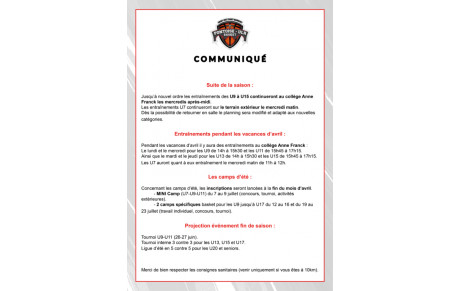Communiqué